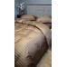 Комплект постільної білизни Stripe PREMIUM, HONEY BEIGE 2/2см