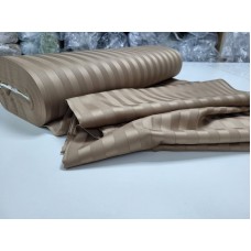 Комплект постільної білизни Stripe PREMIUM, HONEY BEIGE 2/2см