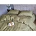 Комплект постільної білизни Stripe PREMIUM, KHAKI 2/2см