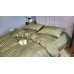 Комплект постільної білизни Stripe PREMIUM, KHAKI 2/2см