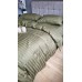 Комплект постільної білизни Stripe PREMIUM, KHAKI 2/2см