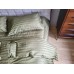 Комплект постільної білизни Stripe PREMIUM, KHAKI 2/2см