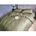 Комплект постільної білизни Stripe PREMIUM, KHAKI 2/2см
