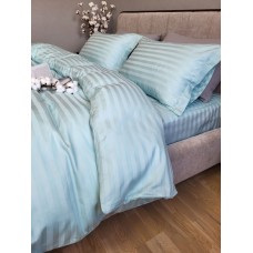 Комплект постільної білизни Stripe PREMIUM, LAGOON 2/2см