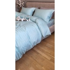 Комплект постільної білизни Stripe PREMIUM, LAGOON 2/2см