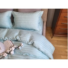 Комплект постільної білизни Stripe PREMIUM, LAGOON 2/2см