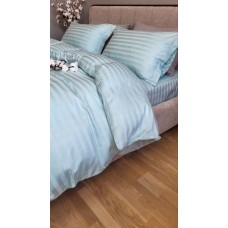 Комплект постільної білизни Stripe PREMIUM, LAGOON 2/2см