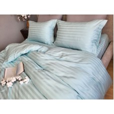 Комплект постільної білизни Stripe PREMIUM, LAGOON 2/2см