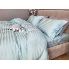 Комплект постільної білизни Stripe PREMIUM, LAGOON 2/2см