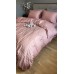 Комплект постільної білизни Stripe PREMIUM, POWDER PINK 2/2см