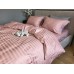 Комплект постільної білизни Stripe PREMIUM, POWDER PINK 2/2см
