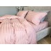 Комплект постільної білизни Stripe PREMIUM, POWDER PINK 2/2см