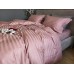 Комплект постільної білизни Stripe PREMIUM, POWDER PINK 2/2см