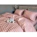 Комплект постільної білизни Stripe PREMIUM, POWDER PINK 2/2см
