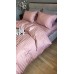 Комплект постільної білизни Stripe PREMIUM, POWDER PINK 2/2см