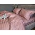 Комплект постільної білизни Stripe PREMIUM, POWDER PINK 2/2см