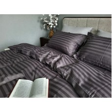 Комплект постільної білизни Stripe PREMIUM, ROYAL GRAY 2/2см
