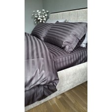 Комплект постільної білизни Stripe PREMIUM, ROYAL GRAY 2/2см