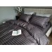 Комплект постільної білизни Stripe PREMIUM, ROYAL GRAY 2/2см