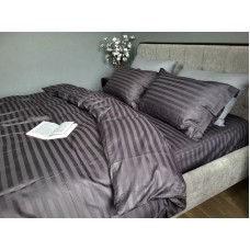 Комплект постільної білизни Stripe PREMIUM, ROYAL GRAY 2/2см