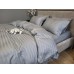 Комплект постільної білизни Stripe PREMIUM, SILVER STONE 2/2см