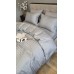 Комплект постільної білизни Stripe PREMIUM, SILVER STONE 2/2см