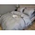 Комплект постільної білизни Stripe PREMIUM, SILVER STONE 2/2см