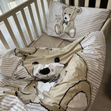 Комплект постільної білизни Teddy bear, cotton