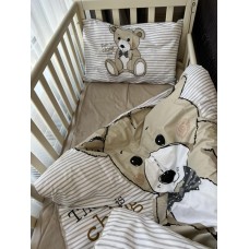 Комплект постільної білизни Teddy bear, cotton