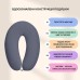 U-подібна подушка для вагітних SeiDesign 30 x 190 см, для сну та годування, бавовна, знімна наволочка, темно-сіра