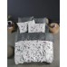 Комплект постільної білизни La Romano 300TC Premium сатин евро (Delcina Grey)
