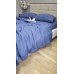 Комплект постільної білизни Navy Blue, Муслін чотиришаровий, 100% Бавовна, ТМ Комфорт-текстиль