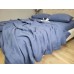 Комплект постільної білизни Navy Blue, Муслін чотиришаровий, 100% Бавовна, ТМ Комфорт-текстиль