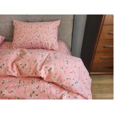 Комплект постільної білизни Вікторія корал., Turkish flannel Комплект постільної білизни Вікторія корал., Turkish flannel