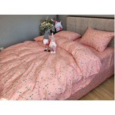Комплект постільної білизни Вікторія корал., Turkish flannel Комплект постільної білизни Вікторія корал., Turkish flannel