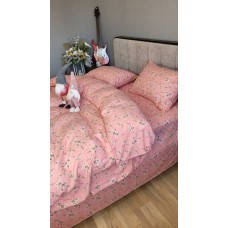 Комплект постільної білизни Вікторія корал., Turkish flannel Комплект постільної білизни Вікторія корал., Turkish flannel
