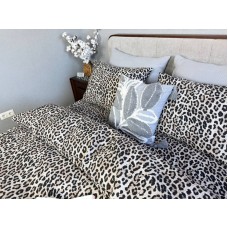 Постільна білизна Ягуар Ранфорс Gofre, леопардовий принт