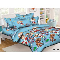 Комплект постільної білизни Щенячий патруль, PAW Patrol, ранфорс, різні розміри, Комфорт-текстиль